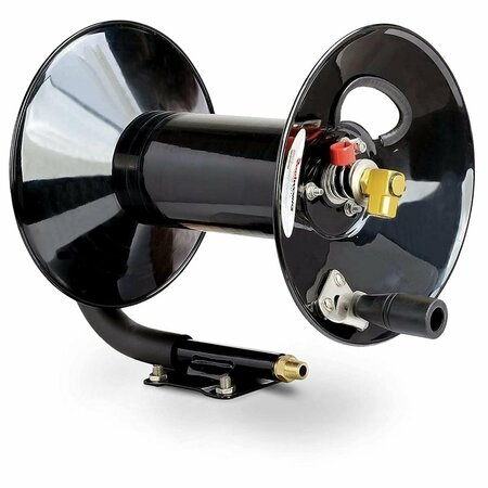 Reelworks Hand Crank Air Compressor Hose Reel without Hose TRI-L201303A